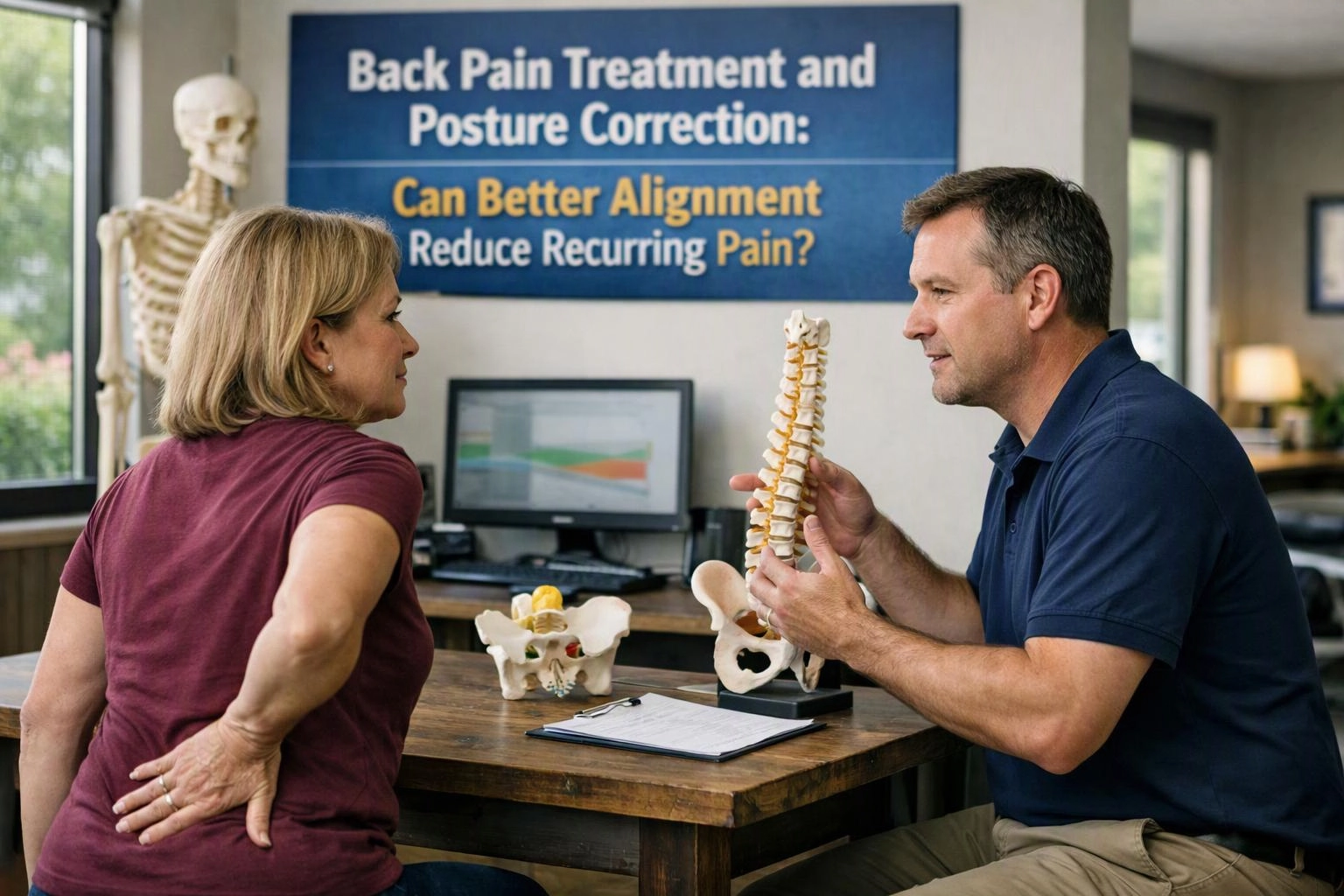Back Pain Treatment and Posture Correction: Can Better Alignment Reduce Recurring Pain?