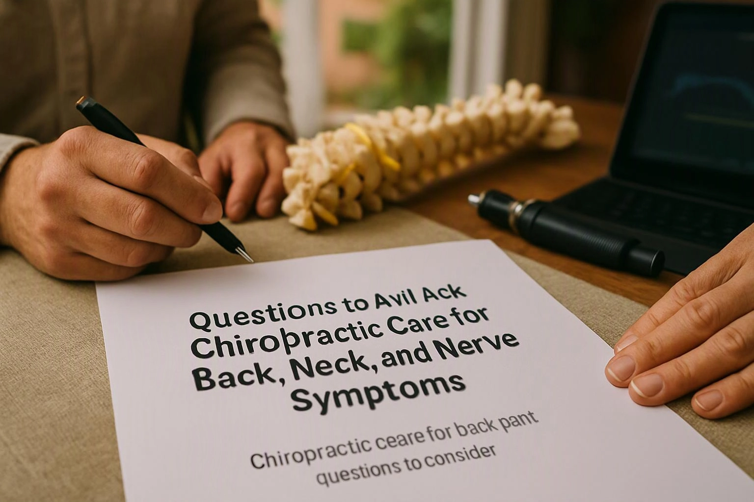 Questions to Ask About Chiropractic Care for Back, Neck, and Nerve Symptoms