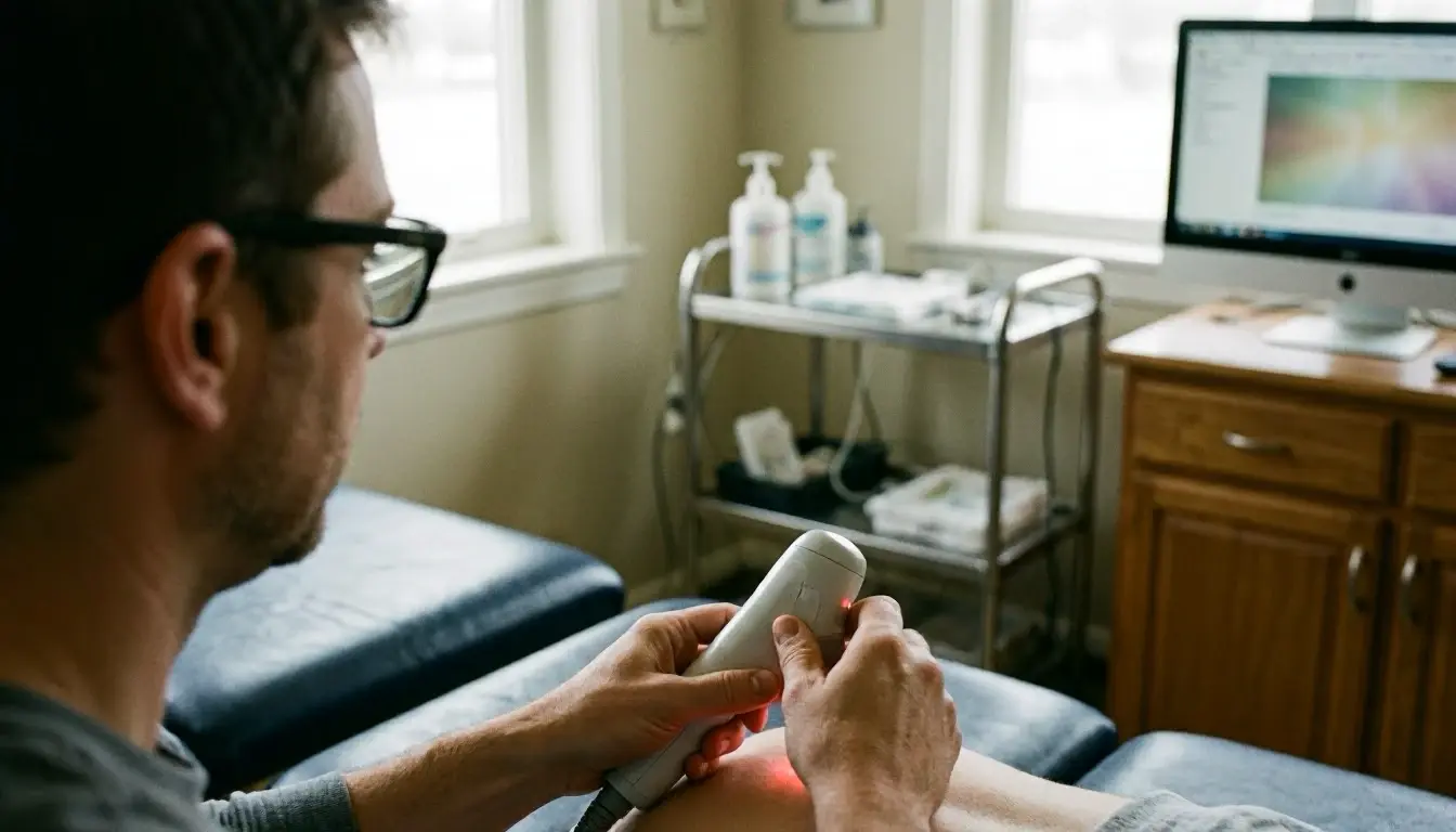 Cold Laser Therapy in Chiropractor: Cold Laser Therapy is a non-invasive treatment that uses low-level light lasers—visual...