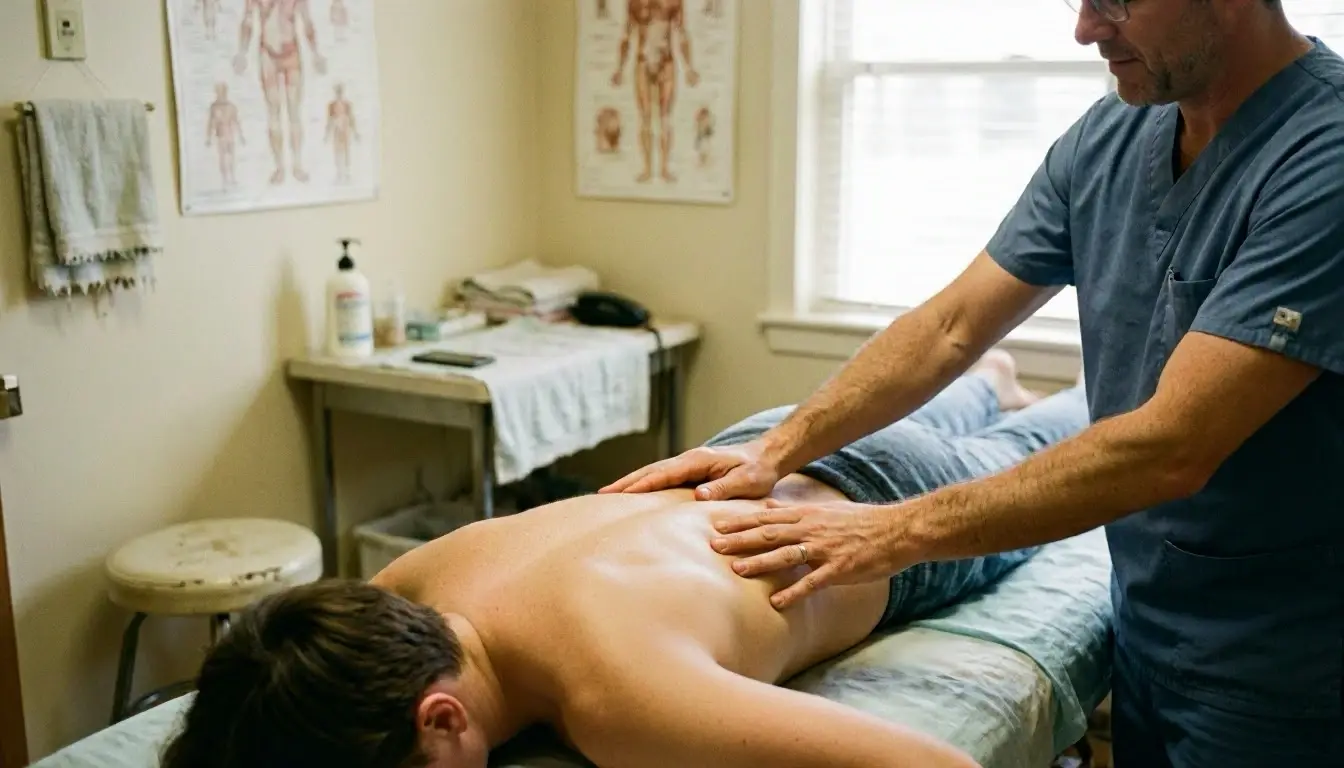 Myofascial Release in Chiropractor: Myofascial Release is a hands-on therapy that gently stretches and loosens the—visual...